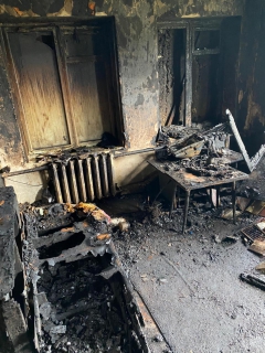 В Упоровском районе проводится доследственная проверка по факту гибели мужчины в результате пожара